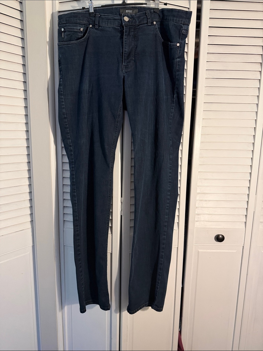 BRAX Men's Straight Jeans in Dark Indigo